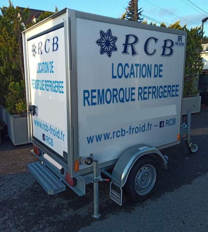 Remorque réfrigérée à louer Paris 